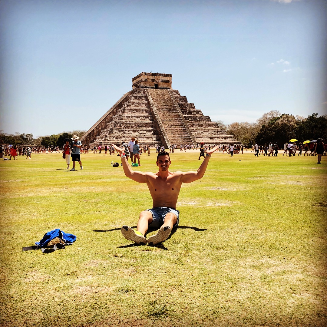 Boban Dedović at Chichen Itza